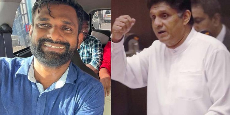 The attack on social activist Piyath Nikeshala was questioned today in Parliament by the opposition leader.
