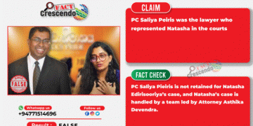 Saliya Pieris Is NOT The Lawyer Appearing On Behalf Of Natasha Edirisooriya! I Sri Lanka Latest News