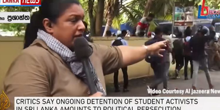 Police brutality against demonstrating Sri Lankan students was broadcast globally by foreign media  I Sri Lanka Latest News