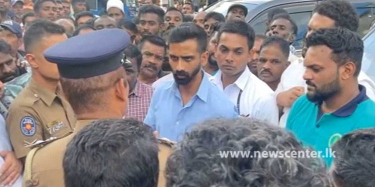 Minister Jeevan Thondaman gets involved in the Bogawanthalawa youth arrest by police incident I Sri Lanka Latest News