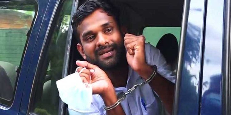 CID arrests social activist Priyath Nikeshala for live-streaming Ranil’s house fire! I Sri Lanka Latest News