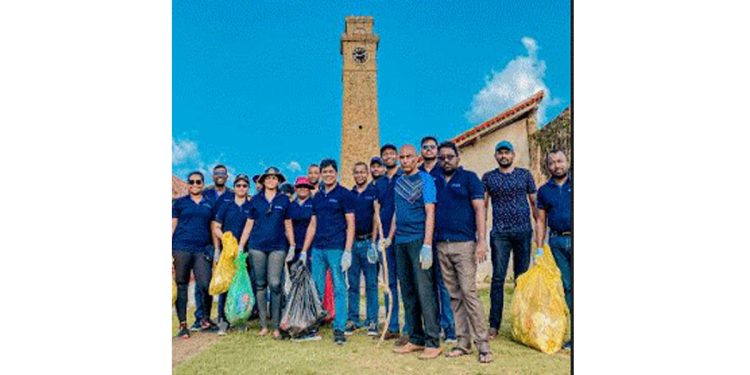 ComBank Galle Fort branch celebrates 50th anniversary with Rampart Cleaning Project I Sri Lanka Latest Business News