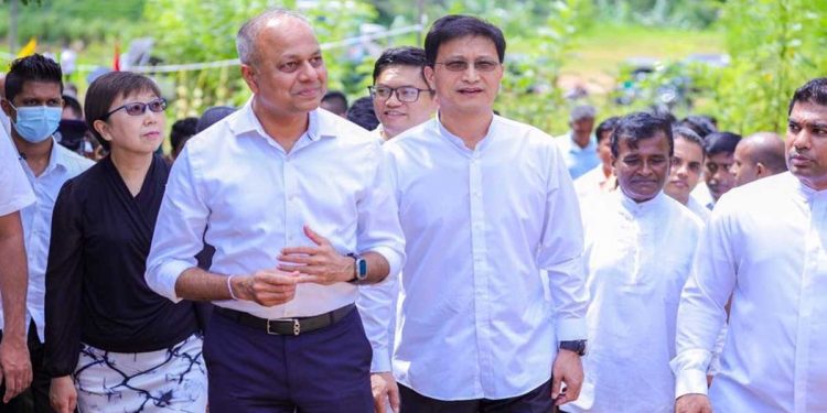 The Chinese ambassador and Sagala distributed schoolbooks in Deniyaya  I Sri Lana Latest News