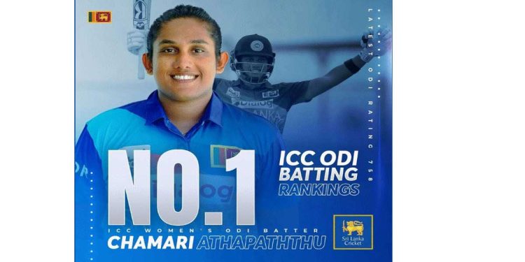 Athapaththu first Sri Lanka player to top MRF Tyres ICC Women’s ODI player rankings  I Sri Lanka Latest News