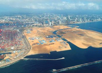 The artificial beach built within the port city now open to the public for free I Sri Lanka Latest News