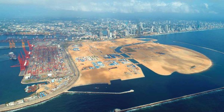 The artificial beach built within the port city now open to the public for free I Sri Lanka Latest News