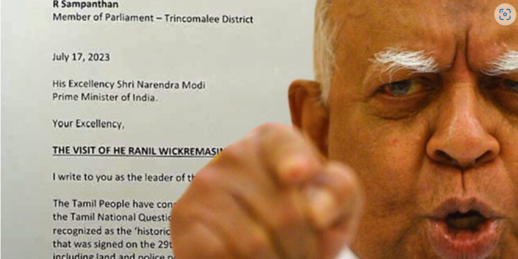 Prior to the President’s visit, veteran Tamil politician R Sampanthan writes a divisive letter to India’s Prime Minister I Sri Lanka Latest News