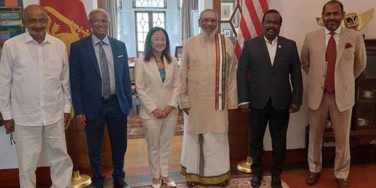 A meeting between North East Tamil Party representatives and Julie Chang! I Sri Lanka Latest News