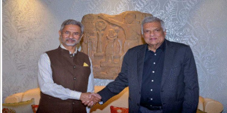 President Ranil Wickremesinghe was hosted by India’s Minister of External Affairs, Dr. Subrahmanyam Jaishankar, for a one-on-one meeting, a short while ago – PMD  I Sri Lanka Latest News