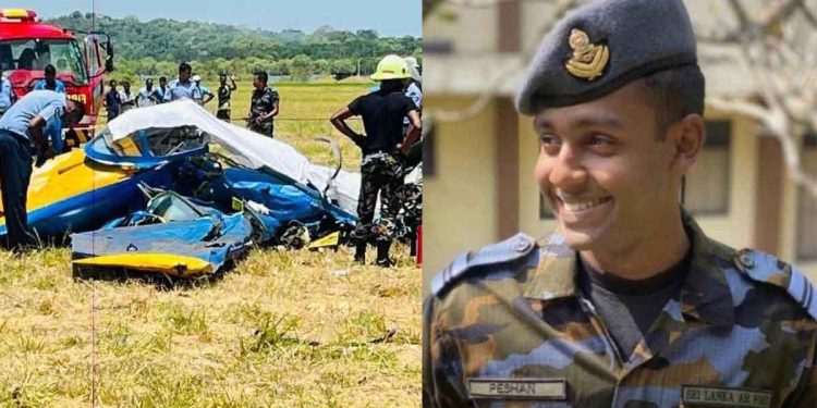 Pictures of the Trincomalee plane crash are released! PHOTOS I Sri Lanka Latest News