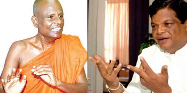 Atamastandhi blame the Minister of Transport for not providing security and a bus service to the devotees from the railway station to Jaya Sri Maha Bodhi