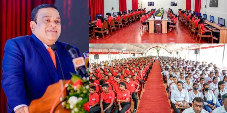 Dhammika Perera’s newest DP EDUCATION IT CAMPUS opens at the Uddhakandhara Rajamaha Temple premises in Tissamaharama! VIDEO I Sri Lanka Latest News