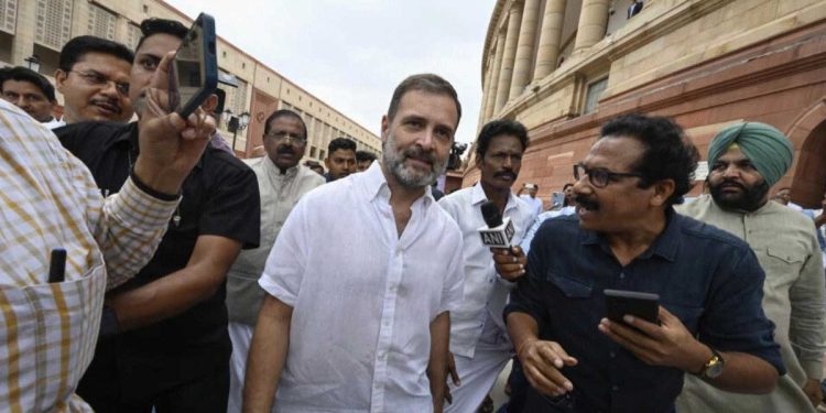 Rahul Gandhi returns to India’s parliament as court suspends defamation conviction I Sri Lanka Latest News