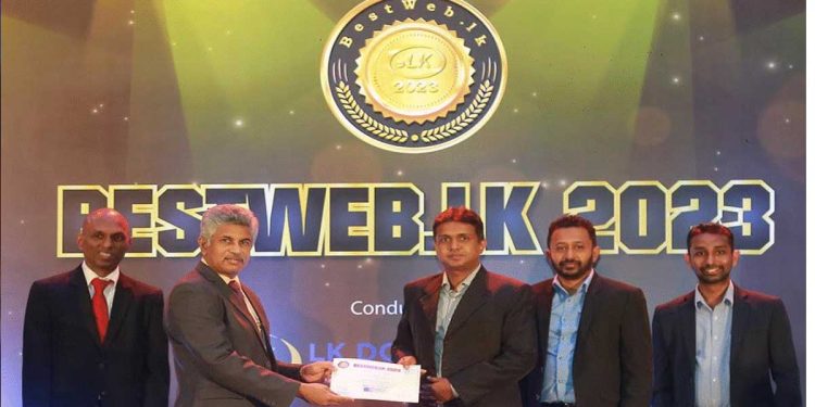 SLT-MOBITEL eTeleshop excels at BestWeb.LK 2023  I Sri Lanaka Latest Business News