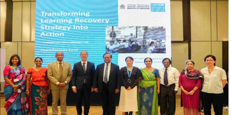 MOE and UNICEF spearhead national initiative torecover lost learning for 1.6 millionprimary school children across Sri Lanka   I Sri Lanka Latest News