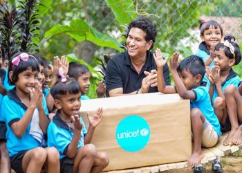 UNICEF Regional Ambassadorfor South Asia SachinTendulkar teams up with SriLanka’s children  I Sri Lanka Latest News