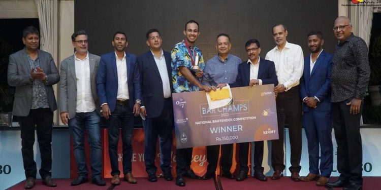 Shan Hussain Crowned Bar Champ 2023 at the Hotel Show in Colombo,Representing Uga Residence  I Sri Lanka Latest Business News