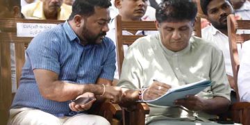 Anuradapura district Podujanaperamuna MP kumarasiri attend Sajith’s bus donation event under Sakwala program to Nochiagama school  I Sri Lanka Latest News