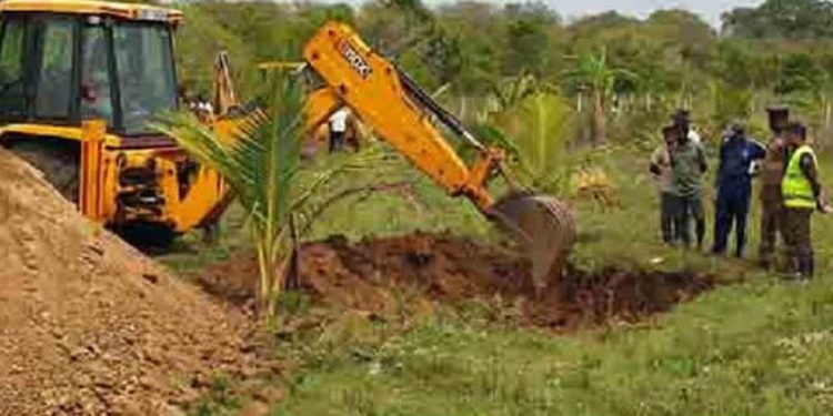 Three places in Vavuniya dug in search of tiger weapons and gold! Sri Lanka Latest News