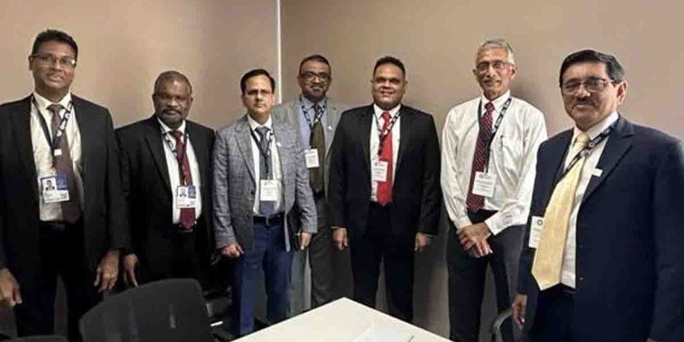 Minister of State for Finance Shehan meets with World Bank-IMF officials in Morocco! PHOTOS I Sri Lanka Latest News