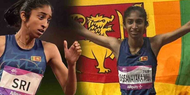 Tharushi Karunaratne wins gold medal for Sri Lanka in the 800m event at the Asian Games I Sri Lanka Latest News