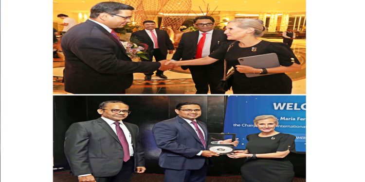 ComBank hosts ICC Chairperson Maria Fernanda Garza at corporate event  I Sri Lanka Latest Business News
