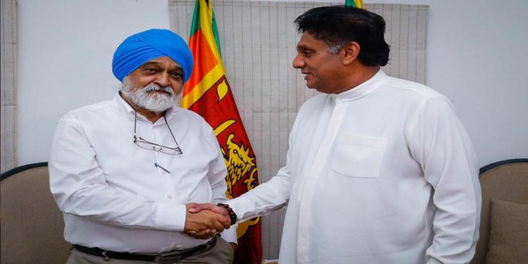 Sajith Premadasa, the Opposition Leader, met with Montek Singh, the eminent architect of India’s economic prosperity I Sri Lanka Latest News