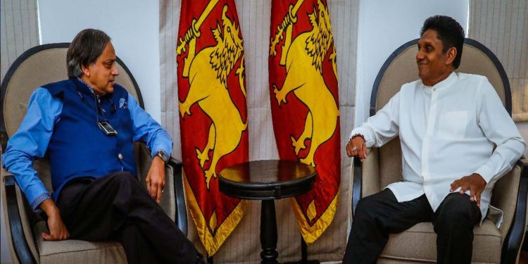 Sajith Premadasa hosted Dr Shashi Tharoor of India today I Sri Lanka Latest News
