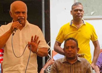 Three times mayor of Galle! Former SLFP Deputy Minister!  After 8 years, Joins Chandima on the SJB  stage! PHOTOS I Sri Lanka Latest News