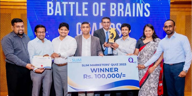 People’s Bank Triumphant at ‘SLIM – Battle of Brain Champs’ – Marketers Quiz -2023 I Sri Lanka Latest Business News
