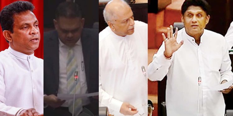 Sajith, who clashed alone with the President then, today clashed with the government about the cricket issue and postponing the elections! quotes on 3 books on the rights of the opposition leader! VIDEO I Sri Lanka Latest News