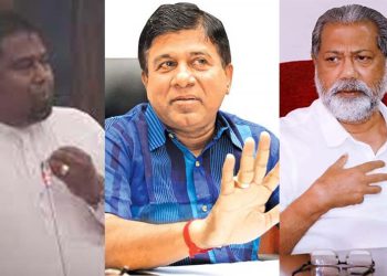 Three members of the government did not vote for the proposal brought by the government to ban Diana-Sujith-Rohana from assembly for a month! Wijayadasat left with the opposition! Vidura-Thinthaka did not vote! I Sri Lanka Latest News