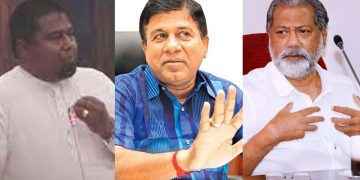 Three members of the government did not vote for the proposal brought by the government to ban Diana-Sujith-Rohana from assembly for a month! Wijayadasat left with the opposition! Vidura-Thinthaka did not vote! I Sri Lanka Latest News