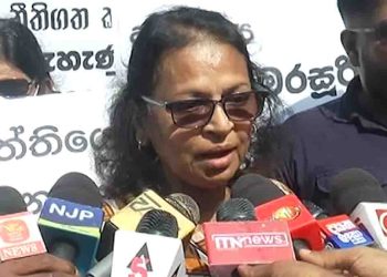 Opposition to the statement made by the National People’s Force to legalize prostitution! This is a Buddhist country! A protest in front of the JVP party office! VIDEO I Sri Lanka Latest News