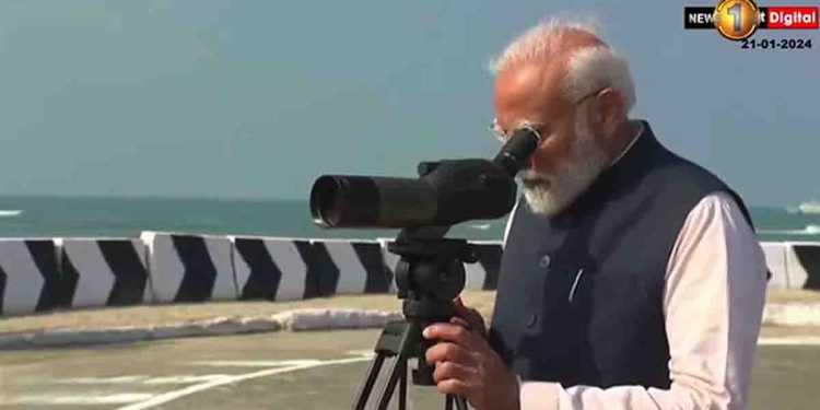 Indian Prime Minister Modi came to Dhanushkodi in Tamil Nadu to see the Adam’s Bridge that connected Sri Lanka and India! Going to build the bridge again! VIDEO I Sri Lanka Latest News