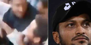 Shakib Al Hasan, a newly elected member of parliament, hits a fan’s ear! The video has gone viral on social media.