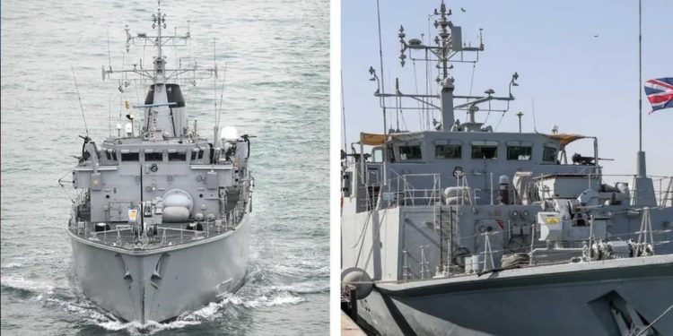 Two Royal Navy warships collide off the coast of Bahrain I Sri Lanka Latest News