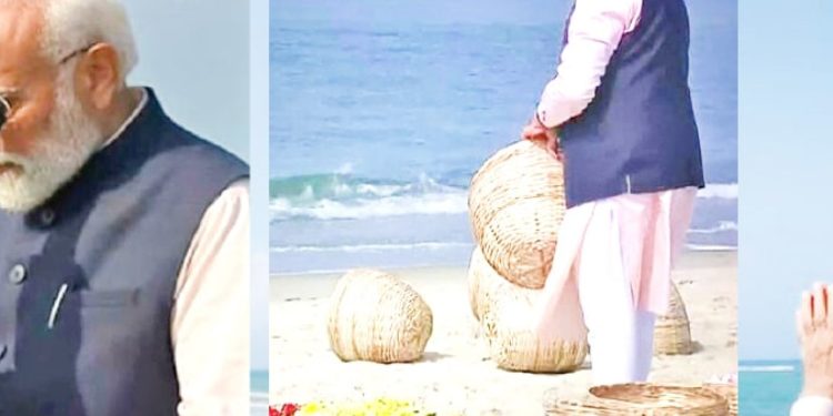 Indian Prime Minister Narendra Modi’s Spiritual Journey to Ramsethu Bridge Sparks Cultural Connection with Sri Lanka  I Sri Lanka Latest News