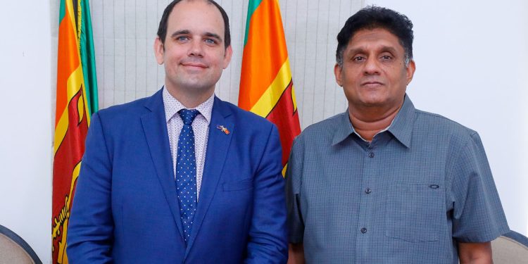The High Commissioner of New Zealand meets with Sajith at the opposition leader’s office!  PHOTOS I VIDEO I Sri Lanka Latest News