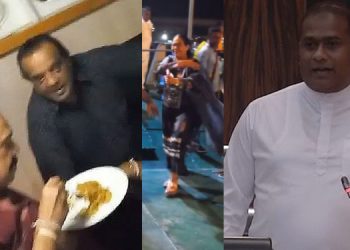 The Potottuwa party in the middle of the sea is highlighted in the parliament! How did the video get leaked? Minister of State asks for an investigation! VIDEO I Sri Lanka Latest News