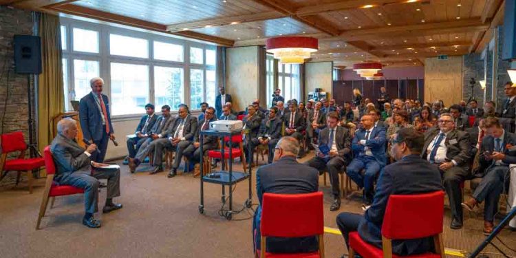 President meets the business community in Switzerland! PHOTOS I Sri Lanka Latest News