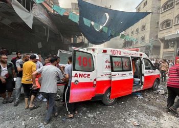A fierce attack from Israel on the headquarters of the Red Cross organization in the Gaza Strip! VIDEO