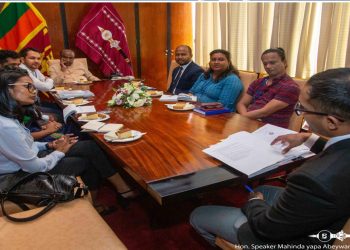 Sri Lanka’s LGBTIQ+ community representatives meet with the Hon. Speaker