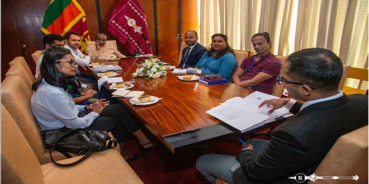 Sri Lanka’s LGBTIQ+ community representatives meet with the Hon. Speaker