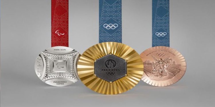 Paris Olympics Medals to Feature Eiffel Tower Fragment: Unique Hexagon ...