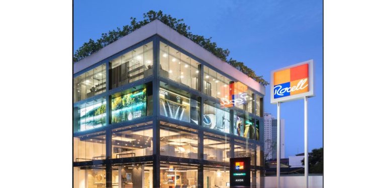 Rocell unveils the first Live Shower Experience in the region, with the partnership of the German Brand – Hansgrohe & AXOR