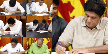 Political parties in the plantation with one million votes sign agreements with Sajith and SJB! VIDEO & PHOTOS I Sri Lanka Latest News