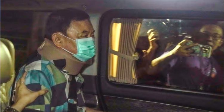 Former Thai PM Thaksin Shinawatra released on parole from police hospital