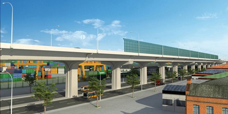 The Port Access Elevated Highway project is back on track