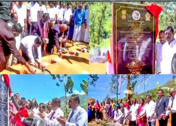 Launch of construction of 1300 houses under Indian Housing Project in 45 Estates across 10 Districts of Sri Lanka